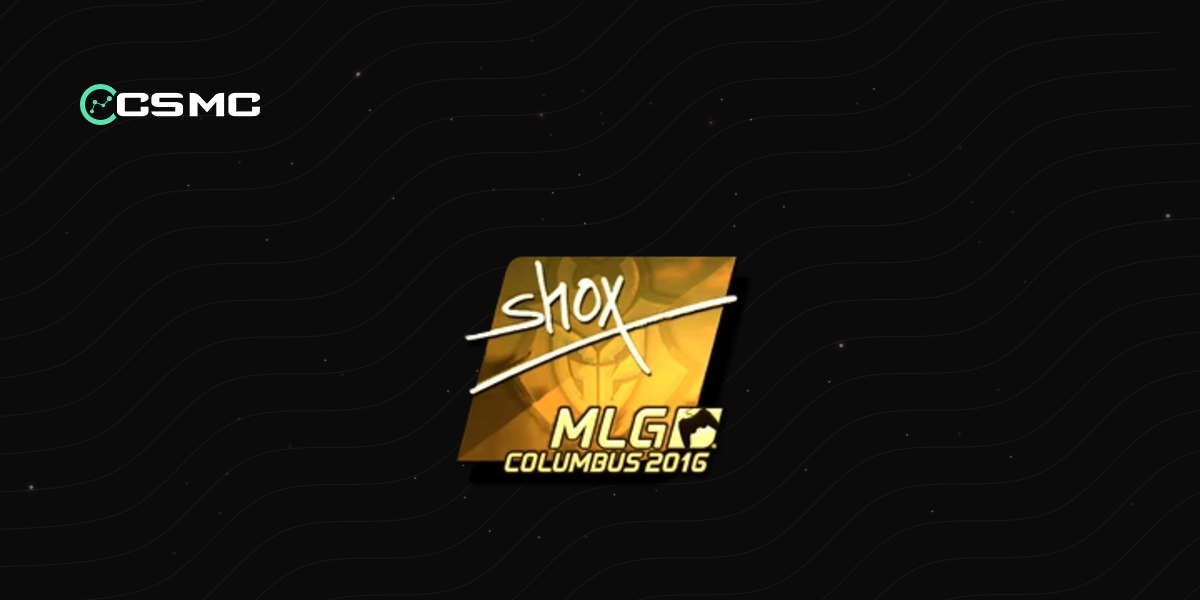 Sticker | shox (Gold) | MLG Columbus 2016 - Price, Info & Where to Buy ...