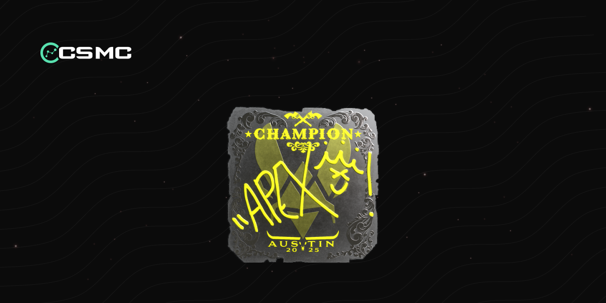 Sticker | apEX (Foil, Champion) | Austin 2025 - Price, Info & Where to ...