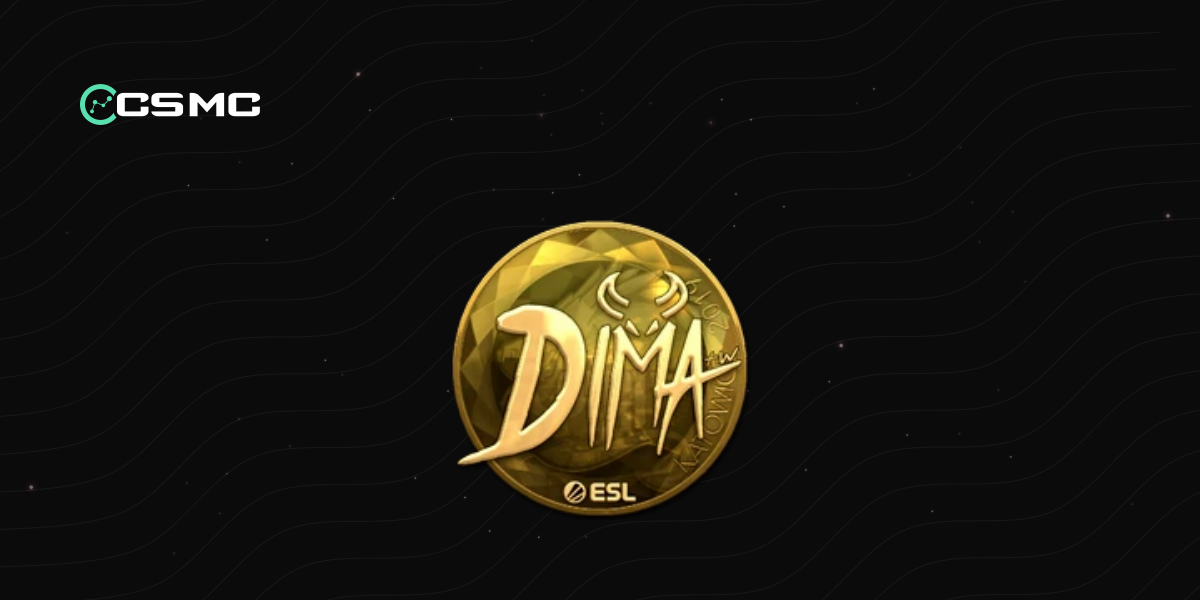 Sticker | Dima (Gold) | Katowice 2019 - Price, Info & Where to Buy in CS2