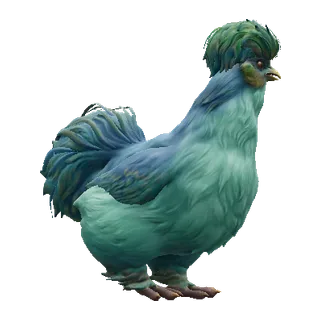 Silkie Aqua with Yellow — CS2 pet chicken
